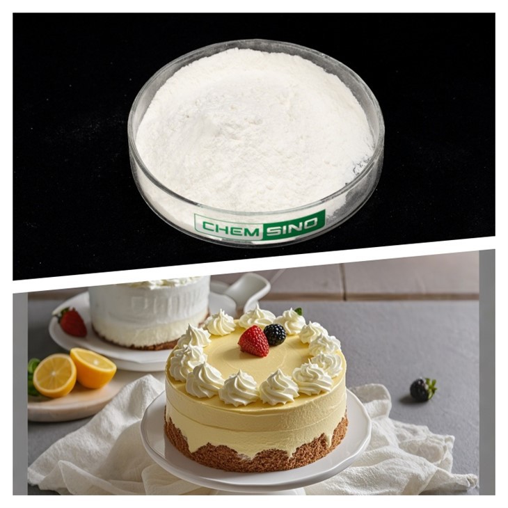 Polvere gel per torte da forno per emulsioni stabili e qualità costante