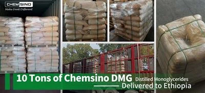 10 tonnellate di monogliceridi distillati Chemsino consegnati in Etiopia