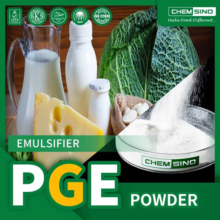 Esteri di policerolo degli acidi grassi PGE in polvere e i benefici per la pelle e i capelli N. CAS.67784-82-1