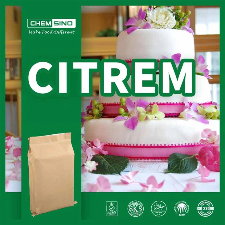 Emulsionante alimentare da 25 kg certificato halal e472c Citrem